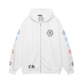 Chrome Zip Hoodie