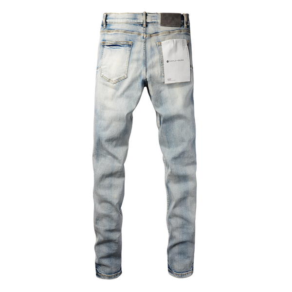 Purple Gradient Light Blue Jeans