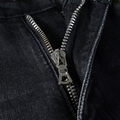 Amr Logo Distressed Black Jeans