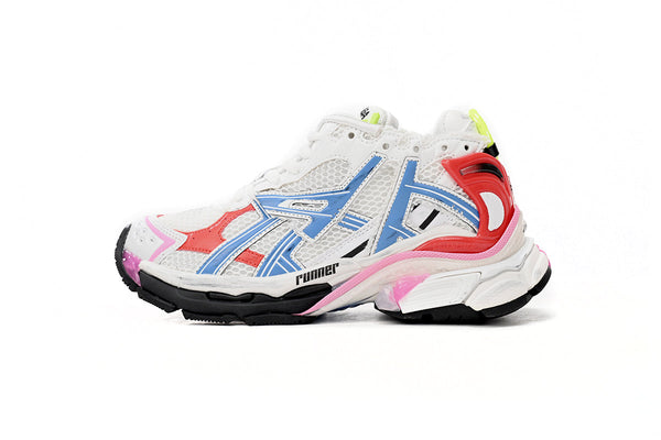 BALENCI Runner White Blue Red