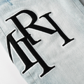 Amr Staggered Gradient Blue Jeans