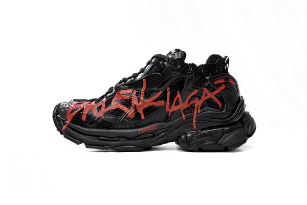 BALENCI Runner Graffiti Black Red