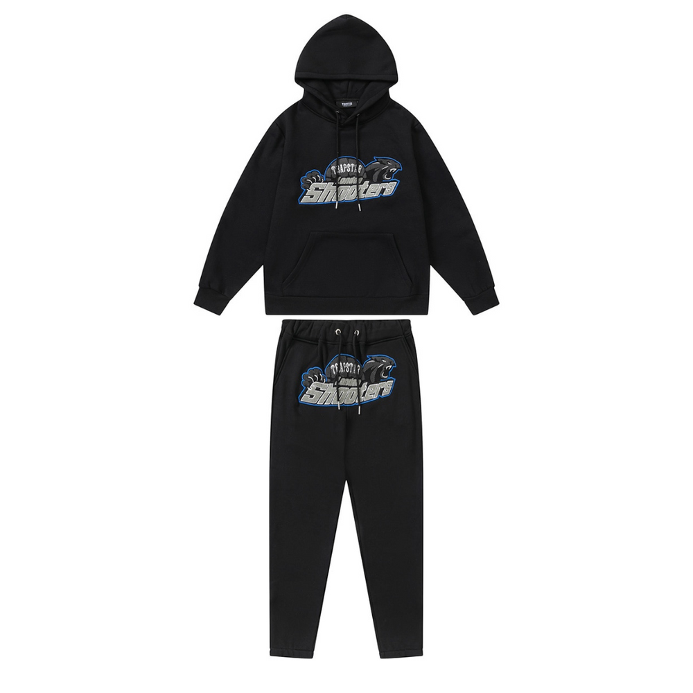 London Shooters Black Blue Tracksuit