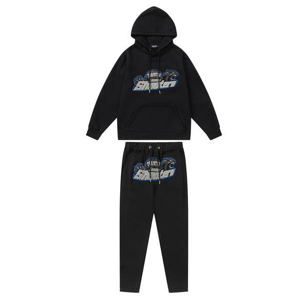 London Shooters Black Blue Tracksuit