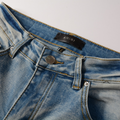 Amr Black Patch Jeans