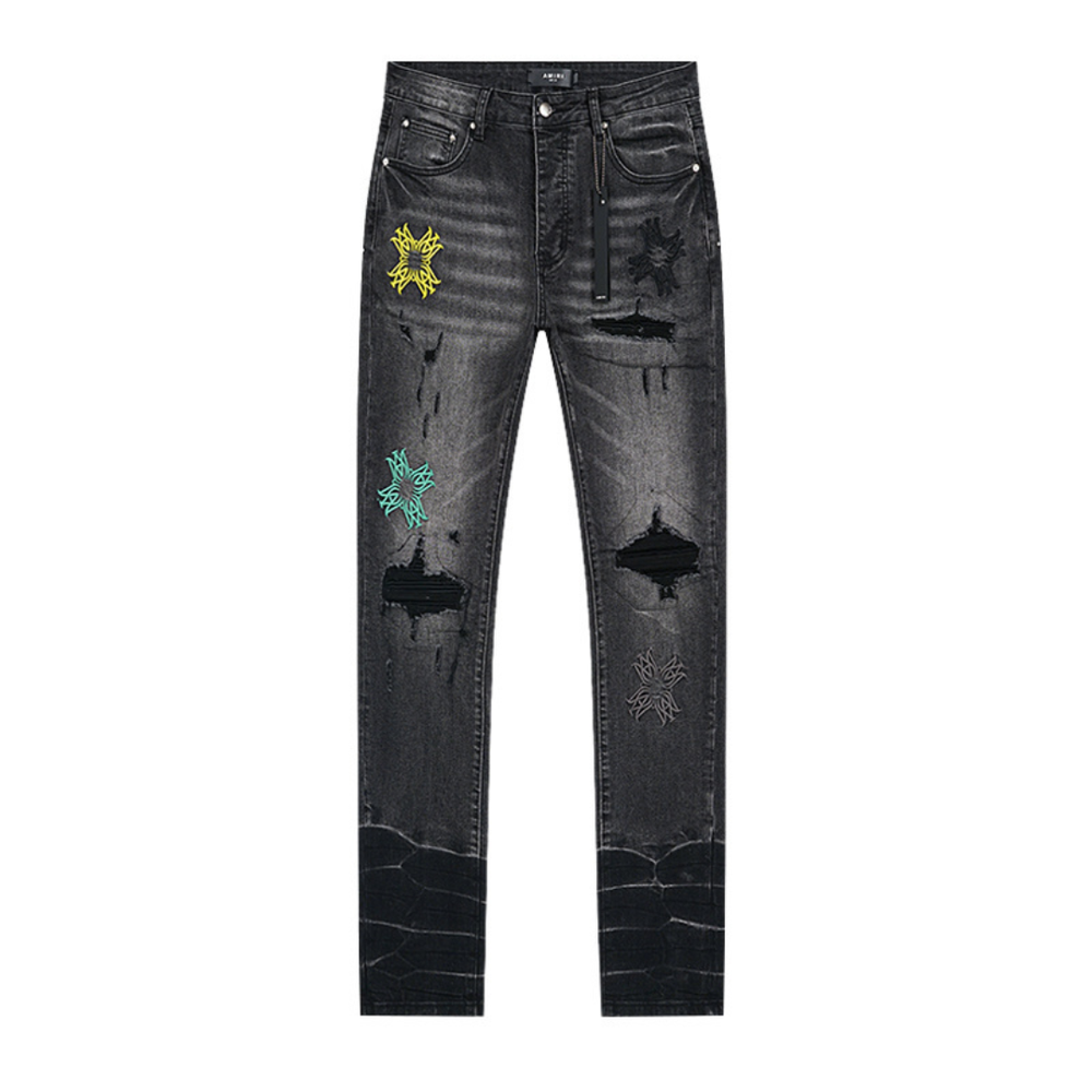 Amr Varsity Logo Jeans