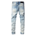Amr Blue Distressed Jeans