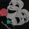 Amr Monochrome Flowers T-shirt