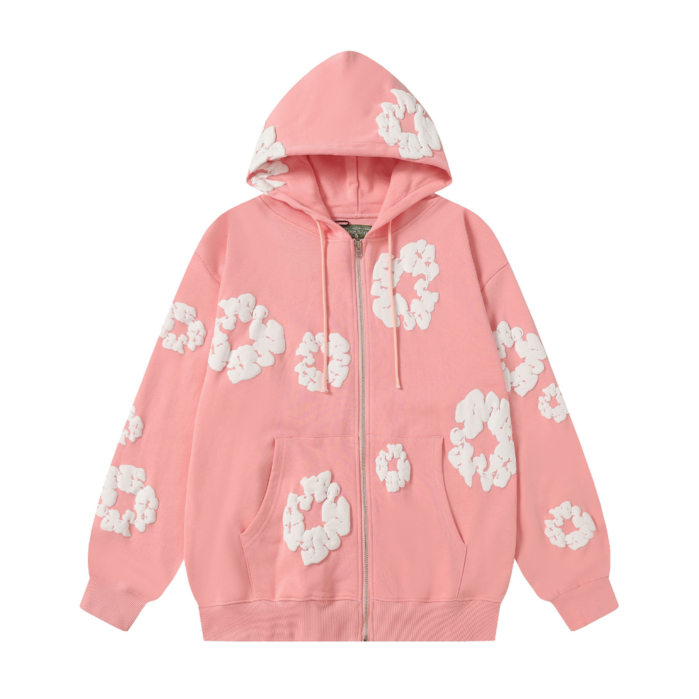 Denim Trs Zip Hoodie