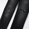 Amr Bandana Black Ripped Jeans