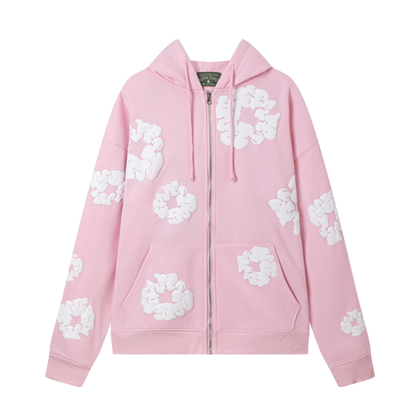 Denim Trs Zip Hoodie