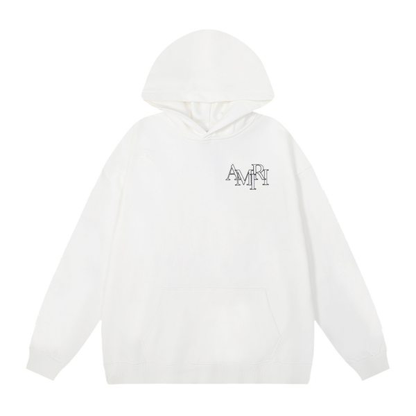 Amr Staggered Monochromatic Hoodie