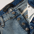 Amr Staggered Blue Jeans