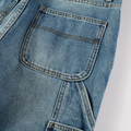 Amr Blue Patch Flared Jeans