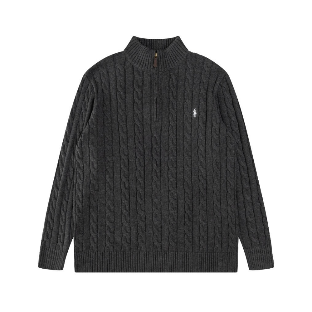 Polo Half Zip Sweater