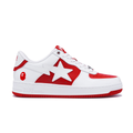 Bape Bapesta White Red