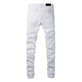 Amr White Ripped Jeans
