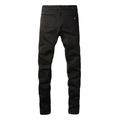 Amr Bandana Black Ripped Jeans