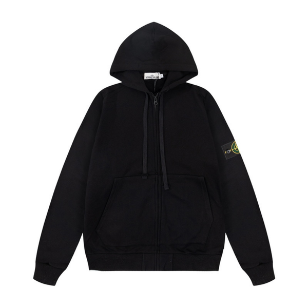 Monogram Zip Hoodie