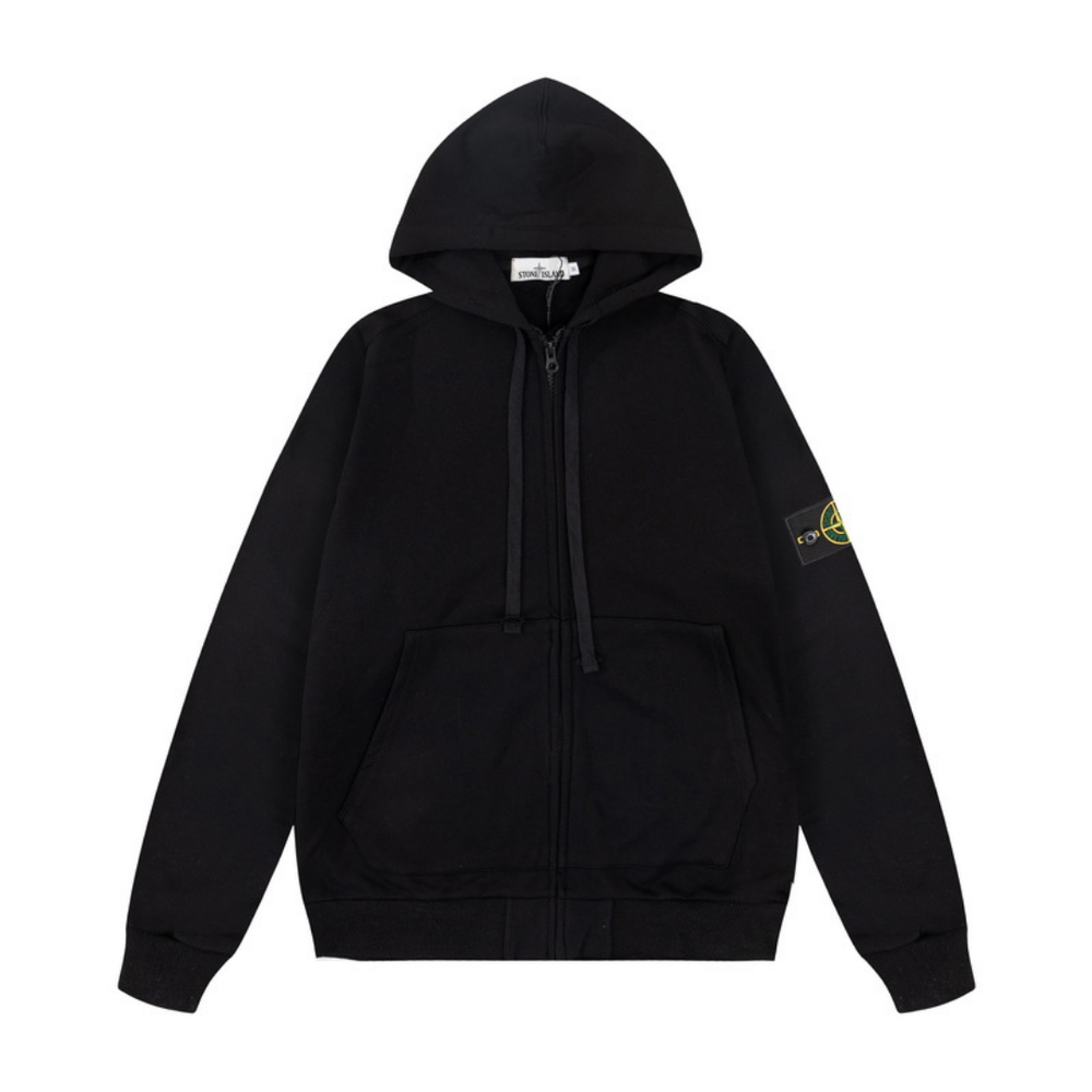 Monogram Zip Hoodie