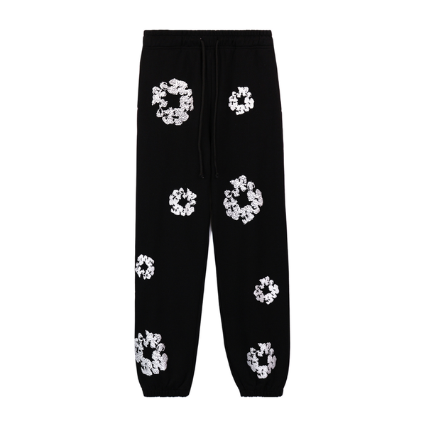 Denim Trs Diamonds Black Pants