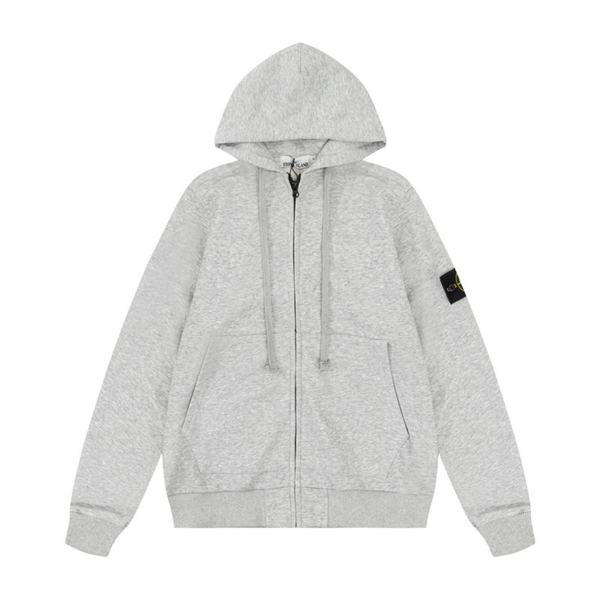 Monogram Zip Hoodie