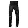 Amr Triple Black Logo Jeans