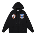 Off-W Monogram Zip Hoodie