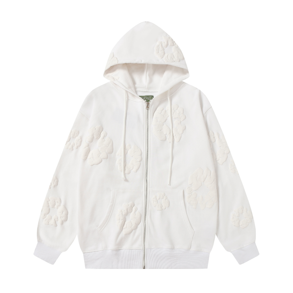 Denim Trs Zip Hoodie