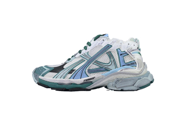 BALENCI Runner White Green Blue