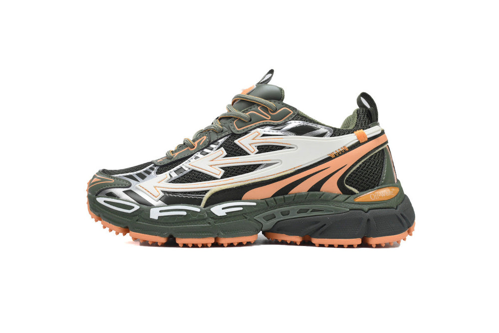 OFF 'Be Right Back' Military Green Peach